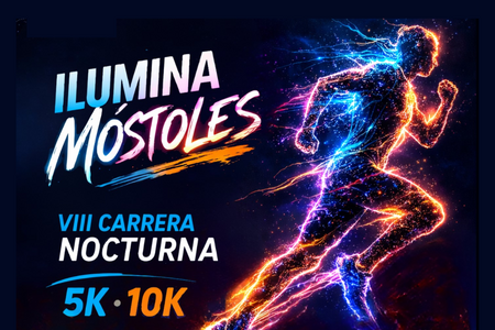 Imagen 🌟 Carrera nocturna Ilumina Móstoles 2026: inscripciones abiertas al evento deportivo más luminoso
