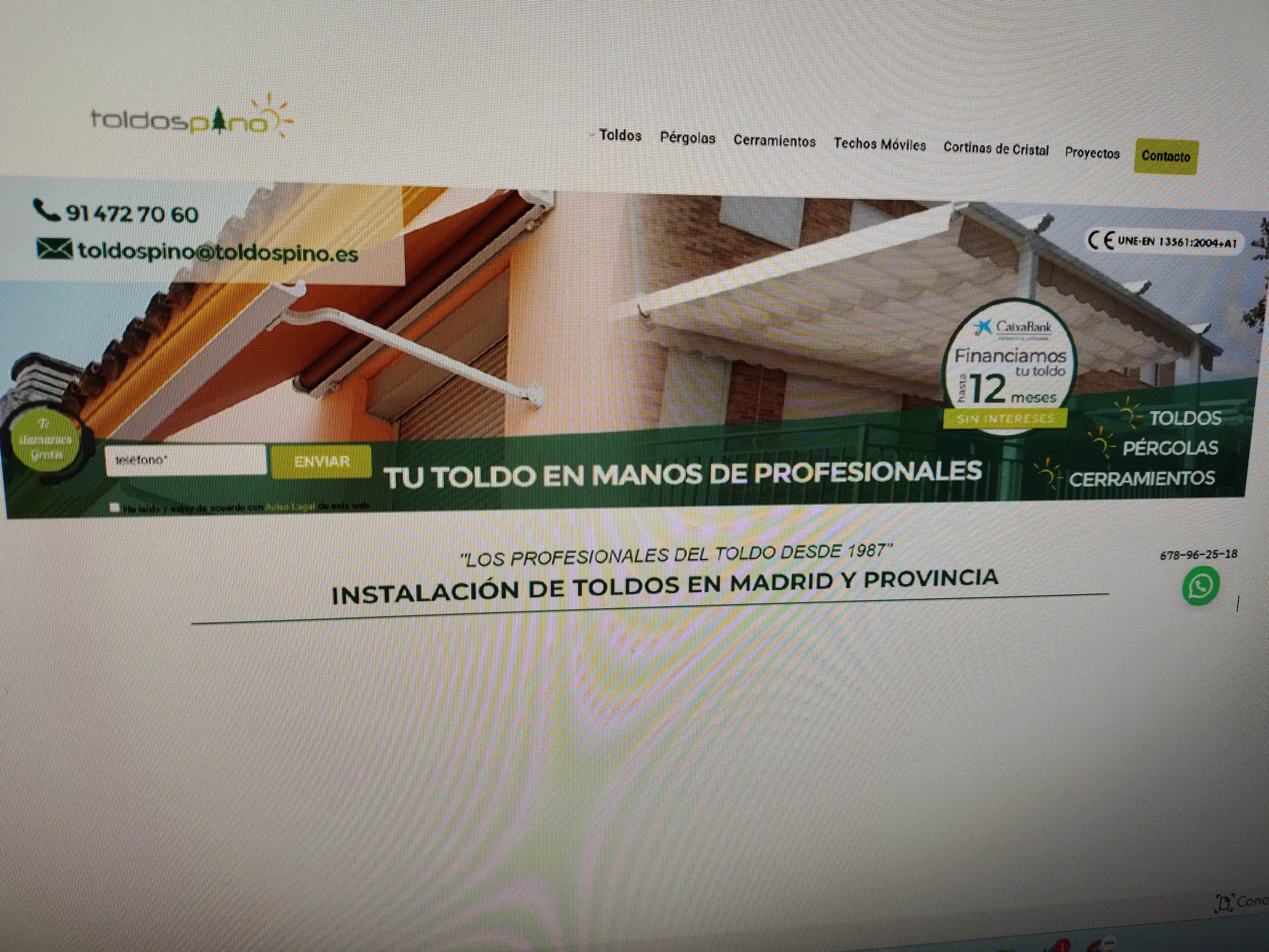 Foto de portada TOLDOS PINO